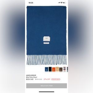 Ader Error Scarf SOLD